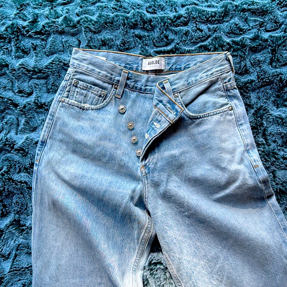 AGOLDE size 24 Denim Crisscrossed